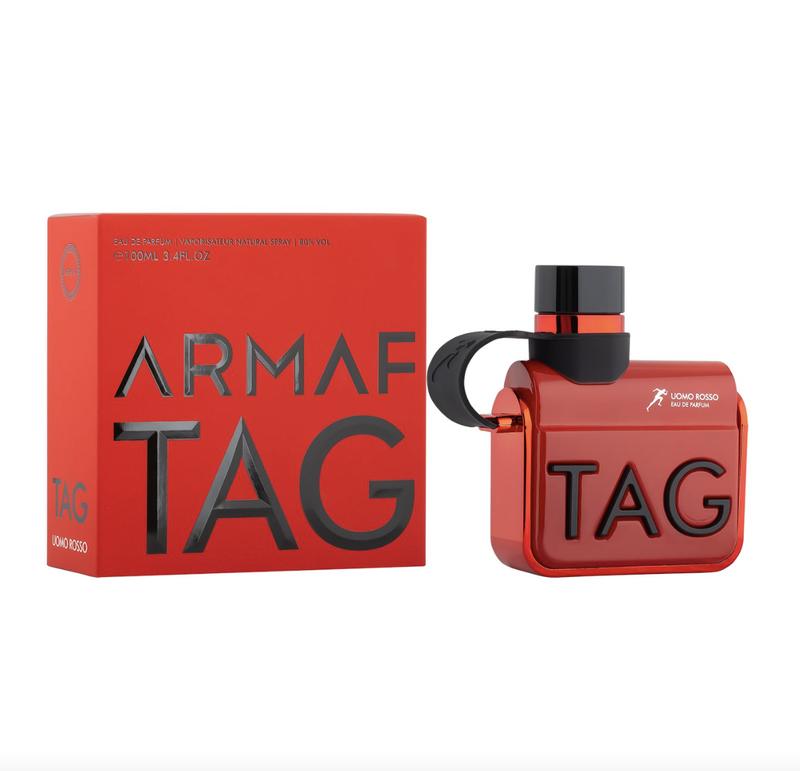 Armaf Tag Uomo Rosso Eau De Parfum For Men 3.4 Oz / 100 Ml