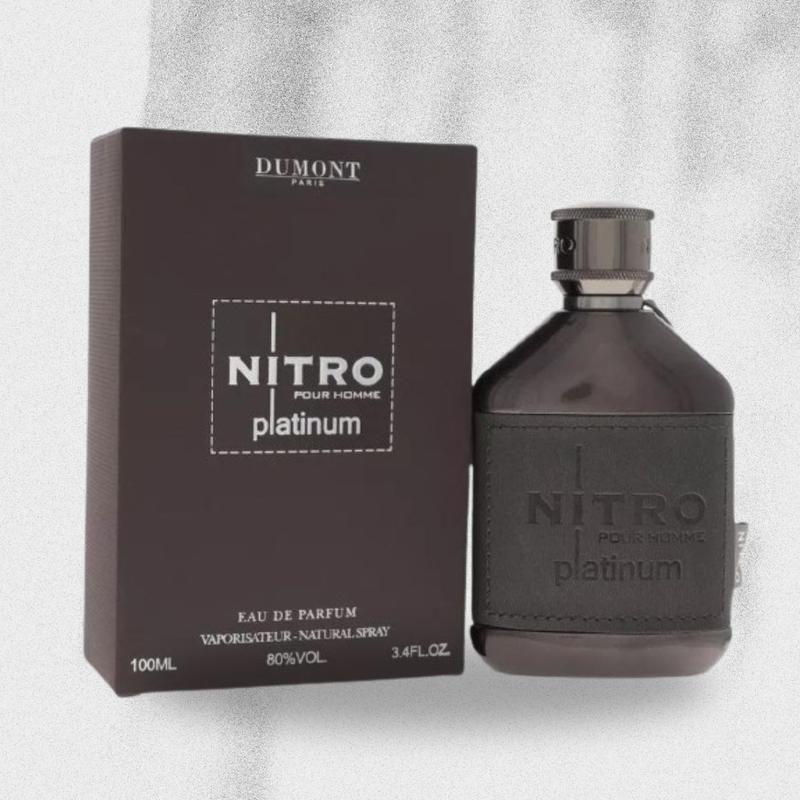 Dumont Nitro Platinum Eau de Parfum Spray for Men - 3.4Oz / 100 ml