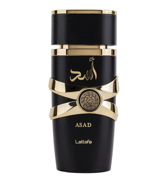 Lattafa Asad Eau de Parfum Spray for Men 3.4 Oz / 100 Ml Deodorant Gift