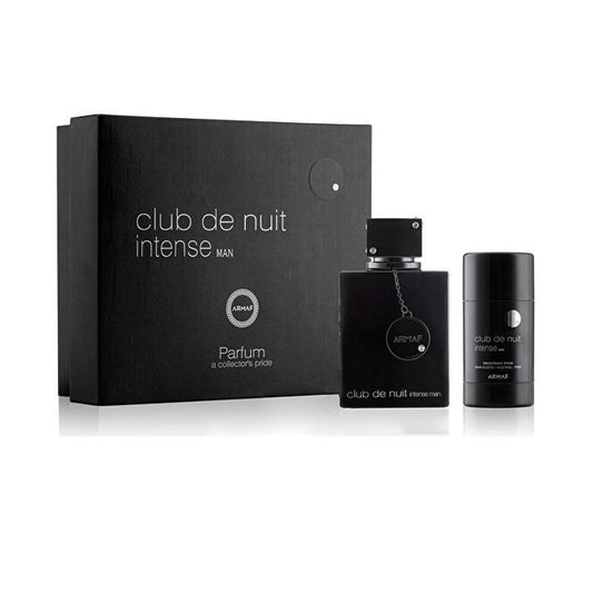 Armaf Club De Nuit Intense 2Pcs Gift Set for Men - 0.3 Oz / 105 Ml Eau de Toilette and 75g Deodorant Stick