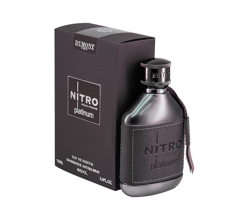 Dumont Nitro Platinum Eau de Parfum Spray for Men - 3.4Oz / 100 ml