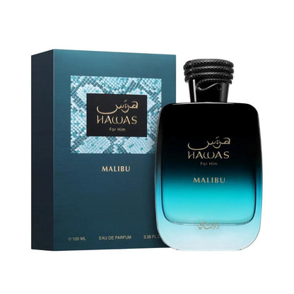 Rasasi Hawas Malibu Eau de Parfum For Men 3.4 oz / 100 ml
