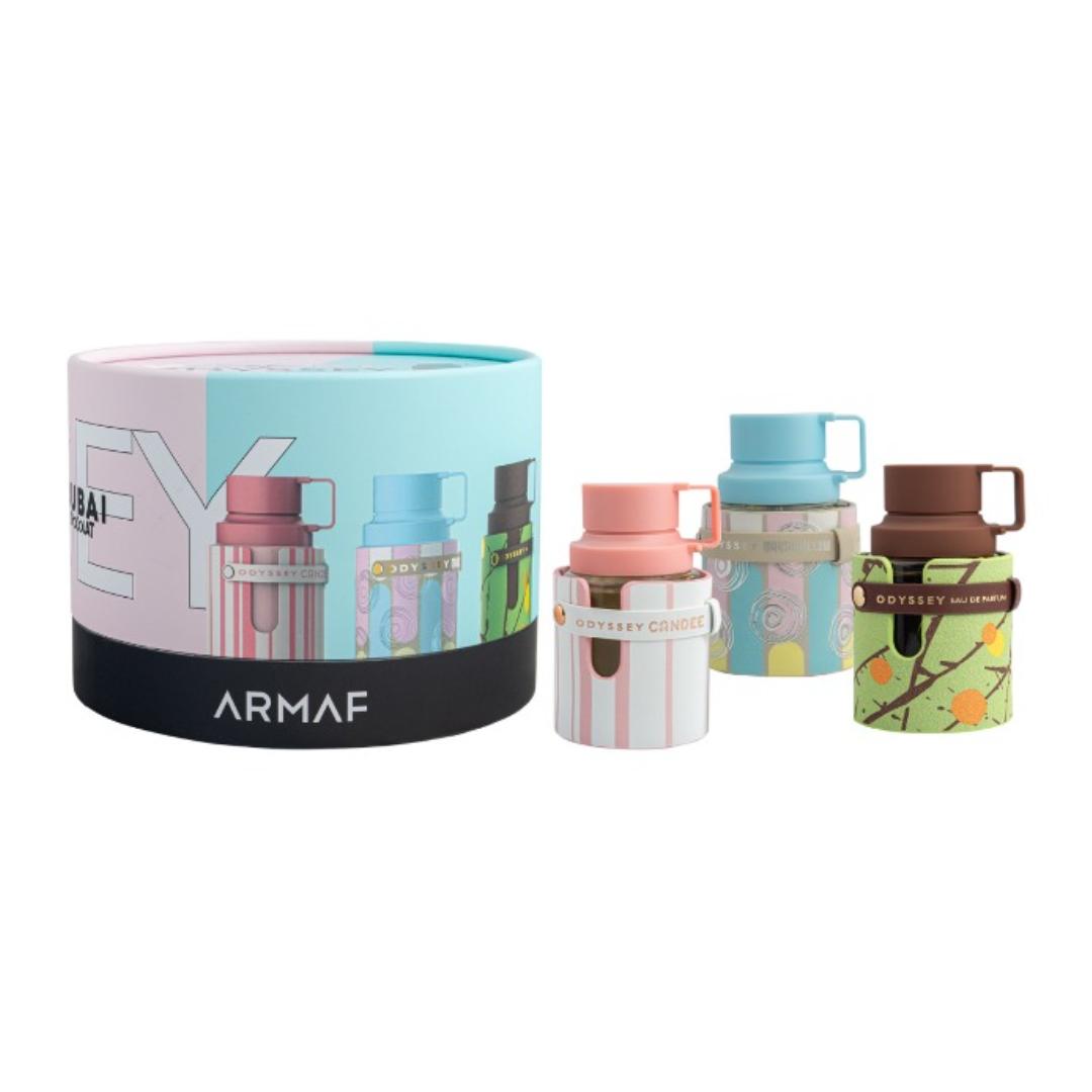 Armaf Odyssey Wheel Dubai Chocolate + Marshmallow + Candee Eau De Parfum For Unisex 1oz each