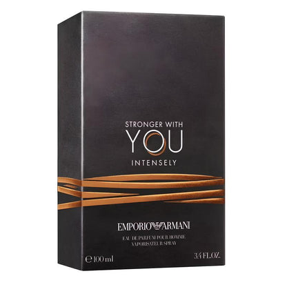 Armani Emporio Stronger With You Intensely for Men Eau de Parfum Spray 3.4 Oz / 100ml - Luxury Designer Fragrance for men