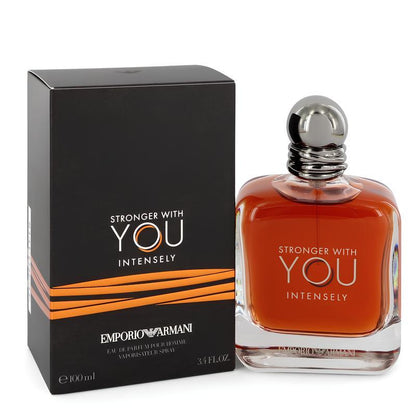 Armani Emporio Stronger With You Intensely for Men Eau de Parfum Spray 3.4 Oz / 100ml - Luxury Designer Fragrance for men