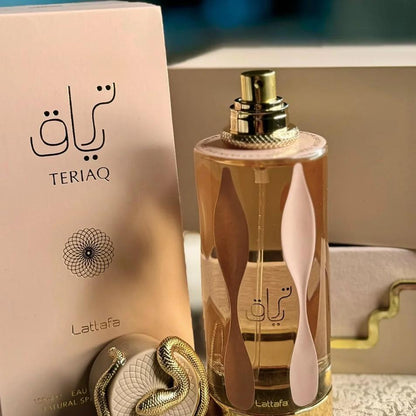 Lattafa Teriaq Eau De Parfum Spray, 3.4 Oz (Unisex)