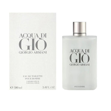 Acqua Di Gio Men Eau De Toilette Spray by Giorgio Armani - 3.4 Oz / 100 Ml