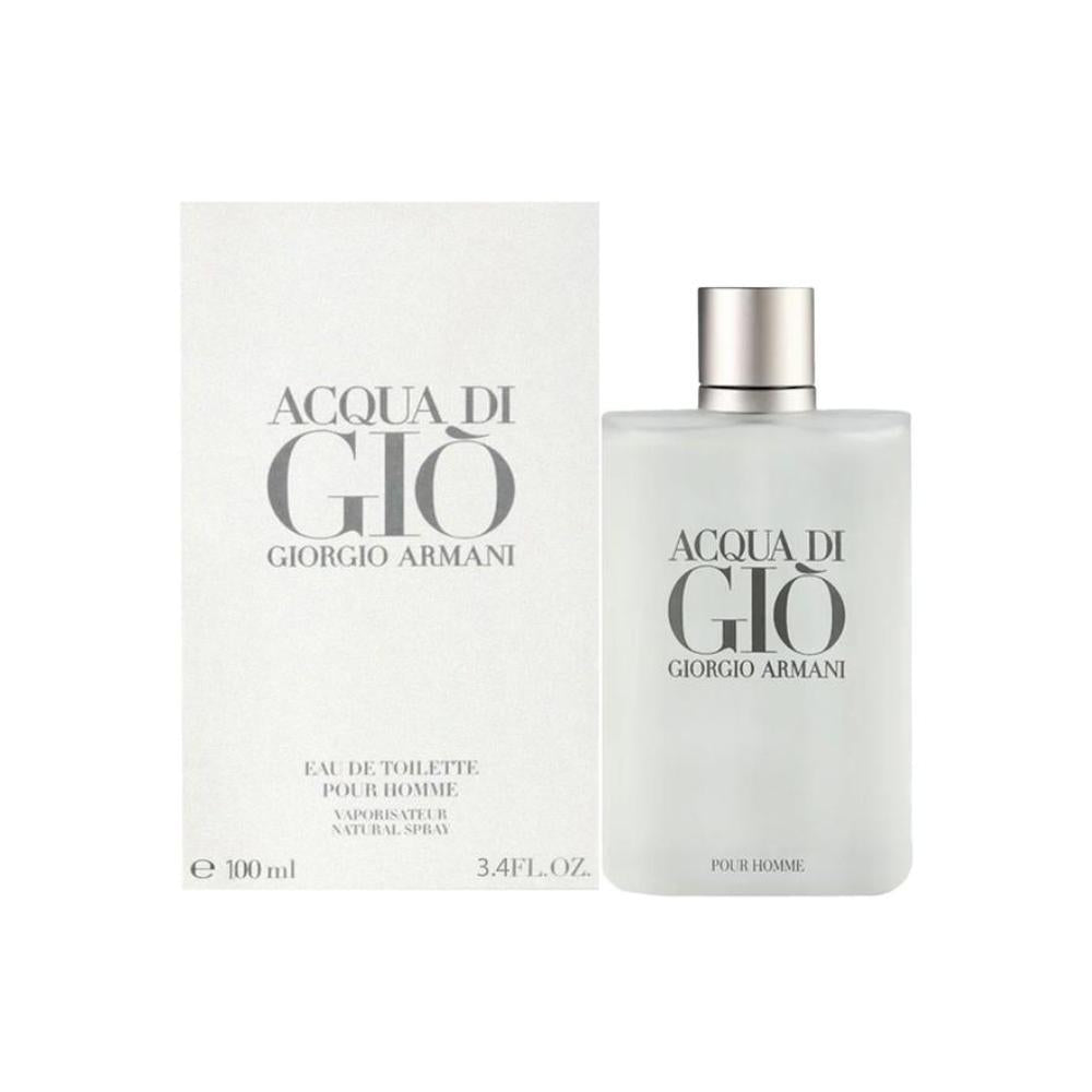 Acqua Di Gio Men Eau De Toilette Spray by Giorgio Armani - 3.4 Oz / 100 Ml