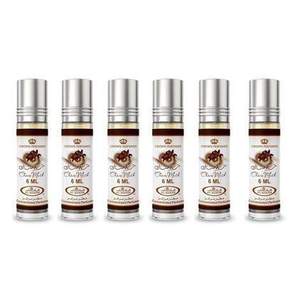 Choco Musk Concentrated Perfume Oil Roll-On (0.2 Oz / 6 ml) by Al-Rehab - (Box of 6)