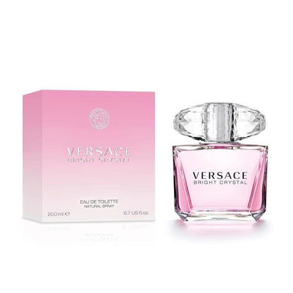 Versace Bright Crystal Eau de Toilette for Women 6.7 Oz / 200 Ml - Floral, Citrus, Fresh Luxury Women Fragrance