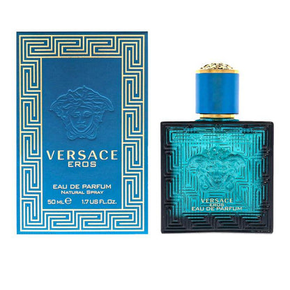 Versace Eros Eau de Parfum EDP Spray for Men 3.4 Oz / 100 Ml - Luxury, Long Lasting Fragrance