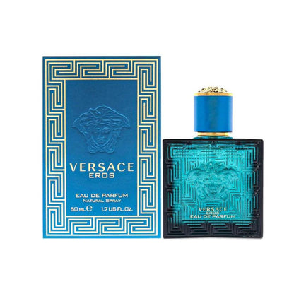 Versace Eros Eau de Parfum EDP Spray for Men 3.4 Oz / 100 Ml - Luxury, Long Lasting Fragrance