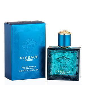 Versace Eros Eau de Toilette Spray for Men 1.7 Oz / 50 Ml - Luxury, Long-Lasting Perfume