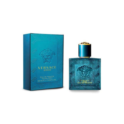 Versace Eros Eau de Toilette Spray for Men 1.7 Oz / 50 Ml - Luxury, Long-Lasting Perfume