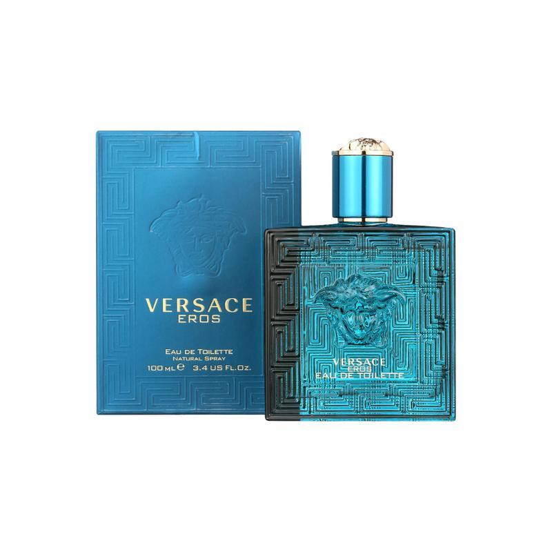 Versace Eros Eau de Toilette Spray for Men 3.4 Oz / 100 Ml - Timeless Masculine Fragrance