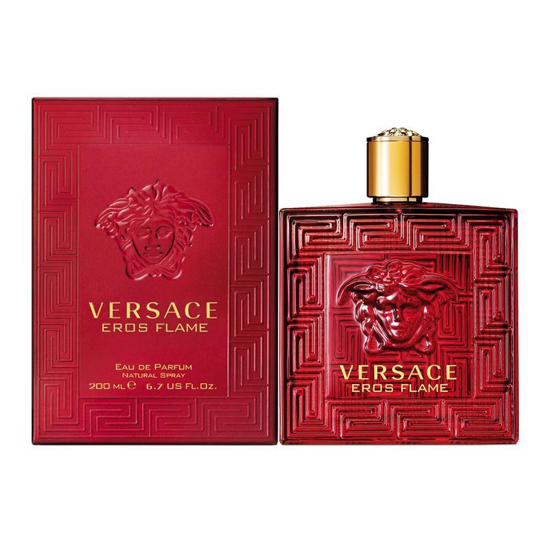 Versace Eros Flame Eau de Parfum for Men 6.7 Oz / 200 Ml - Full-Size Warm & Spicy Fragrance