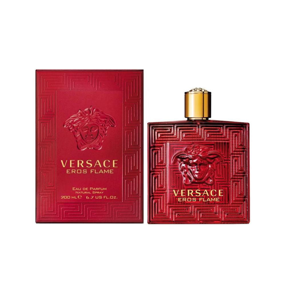 Versace Eros Flame Eau de Parfum for Men 6.7 Oz / 200 Ml - Full-Size Warm & Spicy Fragrance