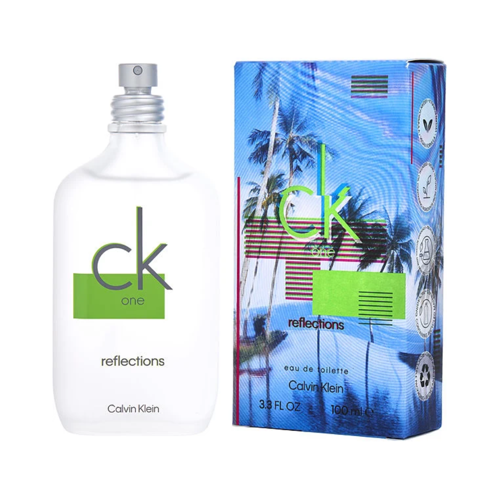Calvin Klein CK One Reflections Eau de Toilette Spray for Men and Women 3.4 oz
