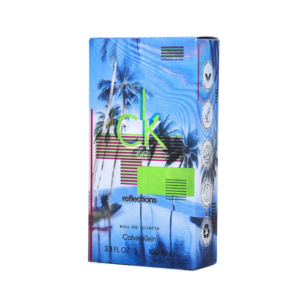 Calvin Klein CK One Reflections Eau de Toilette Spray for Men and Women 3.4 oz