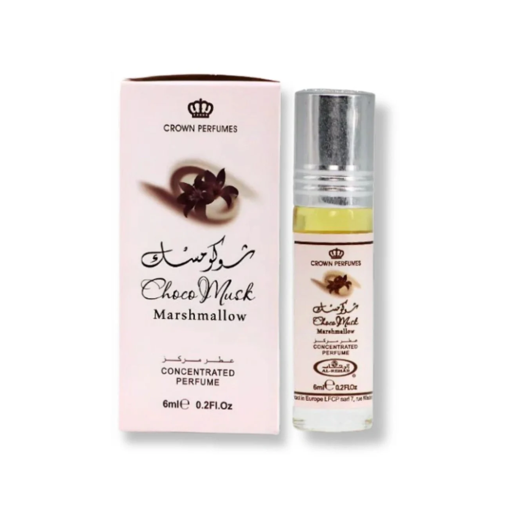 Al Rehab Choco Musk Marshmallow 6ml (0.2 oz) Roll-On Perfume Oil Unisex