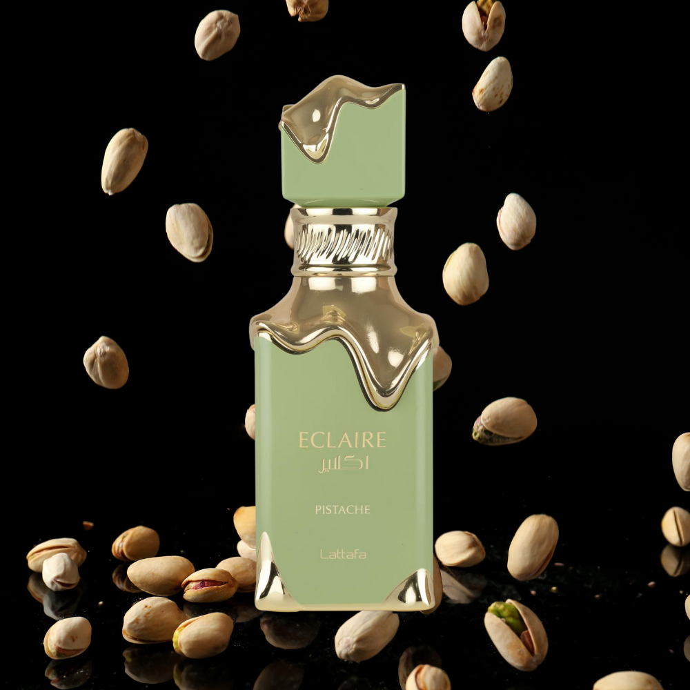 Lattafa Eclaire Pistache Eau de Parfum Spray for Women 3.4 oz