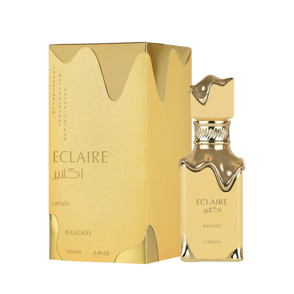 Lattafa Eclaire Banoffi Eau de Parfum Spray for Women 3.4oz