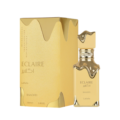 Lattafa Eclaire Banoffi Eau de Parfum Spray for Women 3.4oz