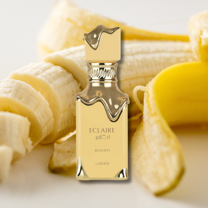 Lattafa Eclaire Banoffi Eau de Parfum Spray for Women 3.4oz