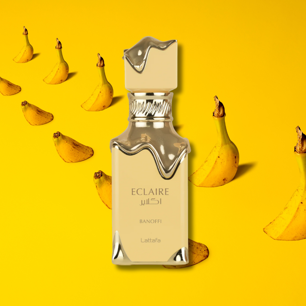 Lattafa Eclaire Banoffi Eau de Parfum Spray for Women 3.4oz