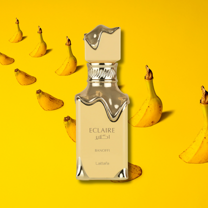 Lattafa Eclaire Banoffi Eau de Parfum Spray for Women 3.4oz